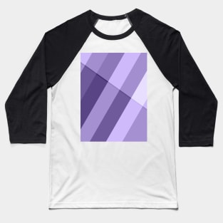 Ultra violet purple modern geometric lines Baseball T-Shirt